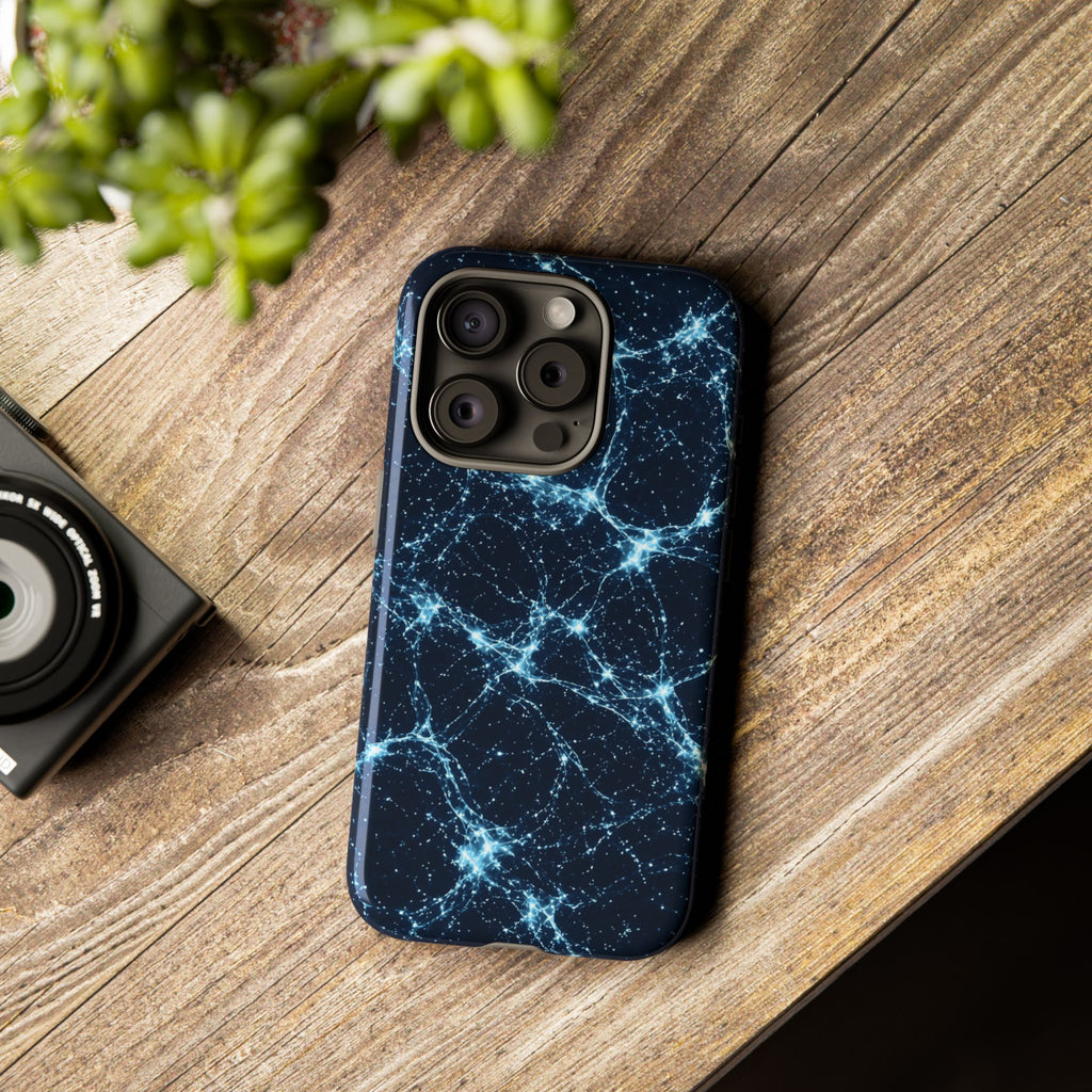 Neon Mycelium - Ice Crystal Phone Case