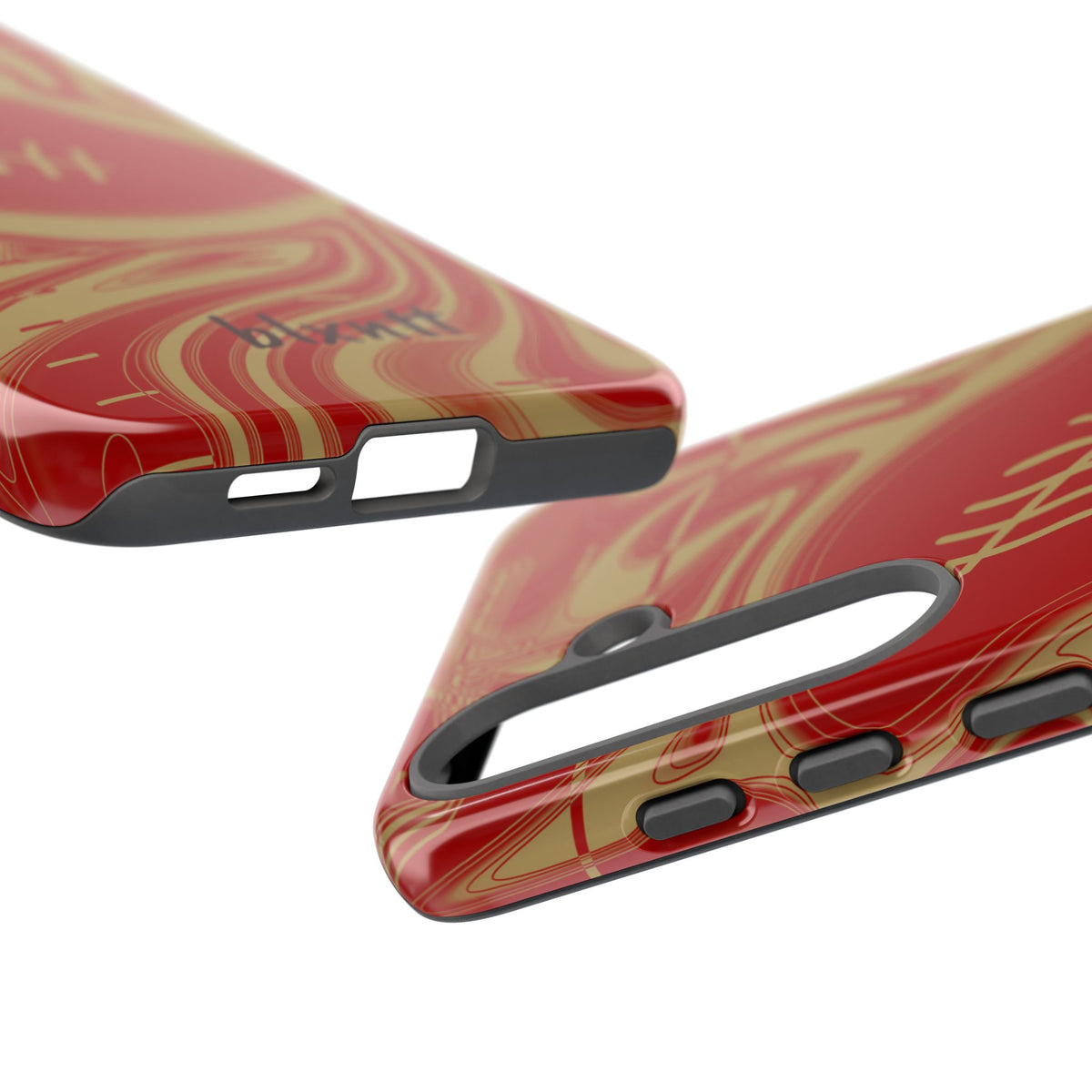 Scarlet & Gold Trippy Football Phone Case