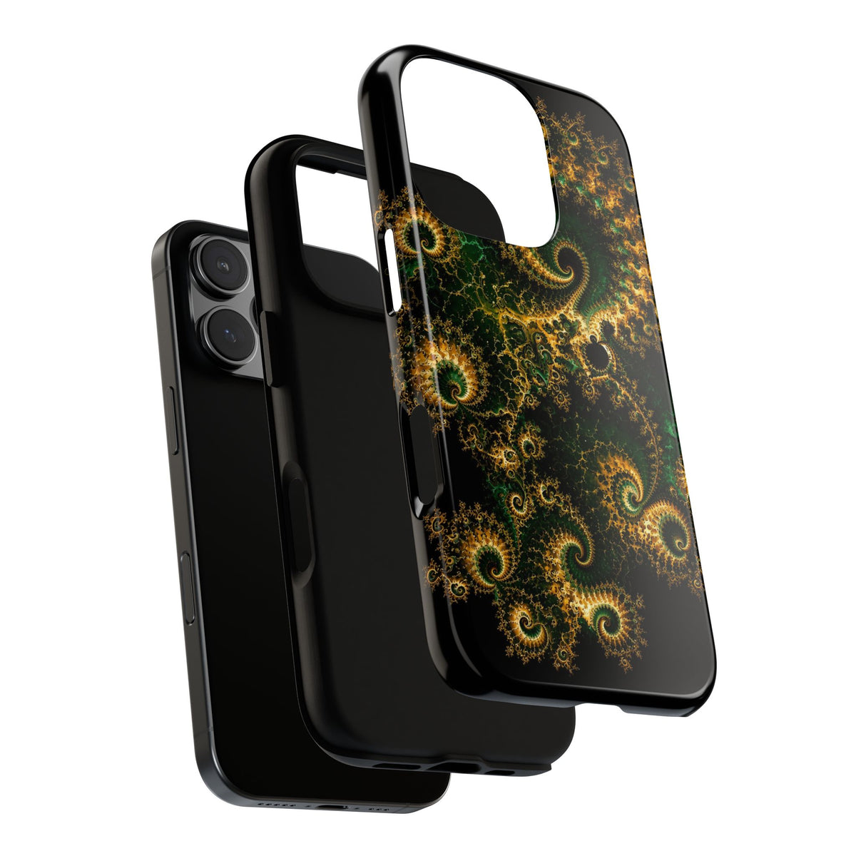 Copper Infinity - Emerald & Gold Phone Case
