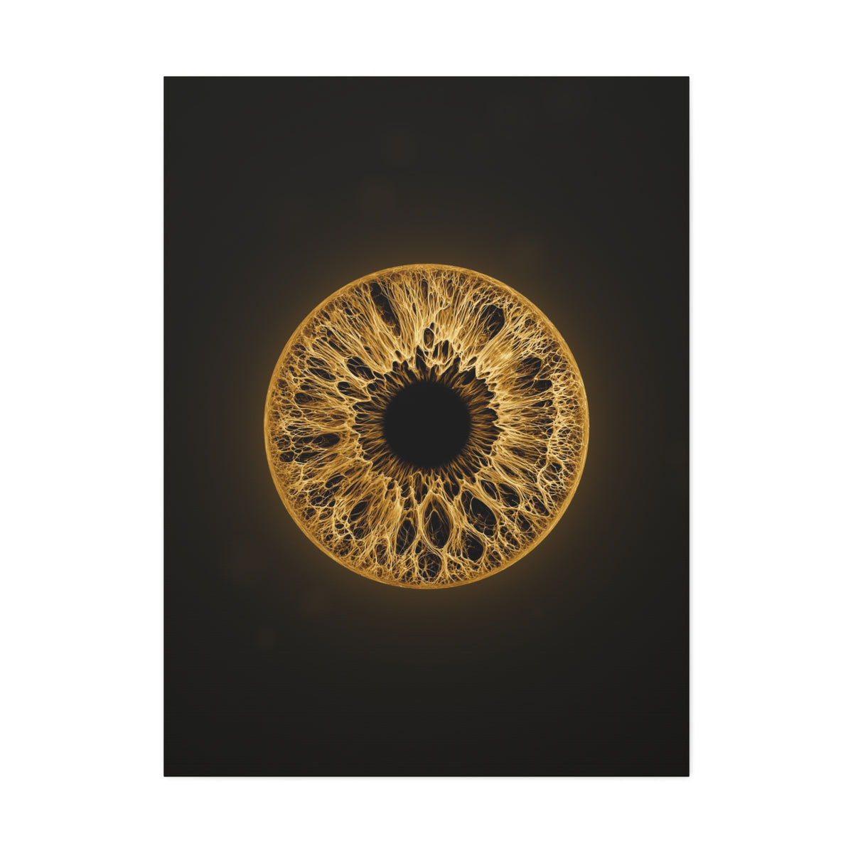 BLXNTT Iris – Lace Web Amber Glossy Canvas