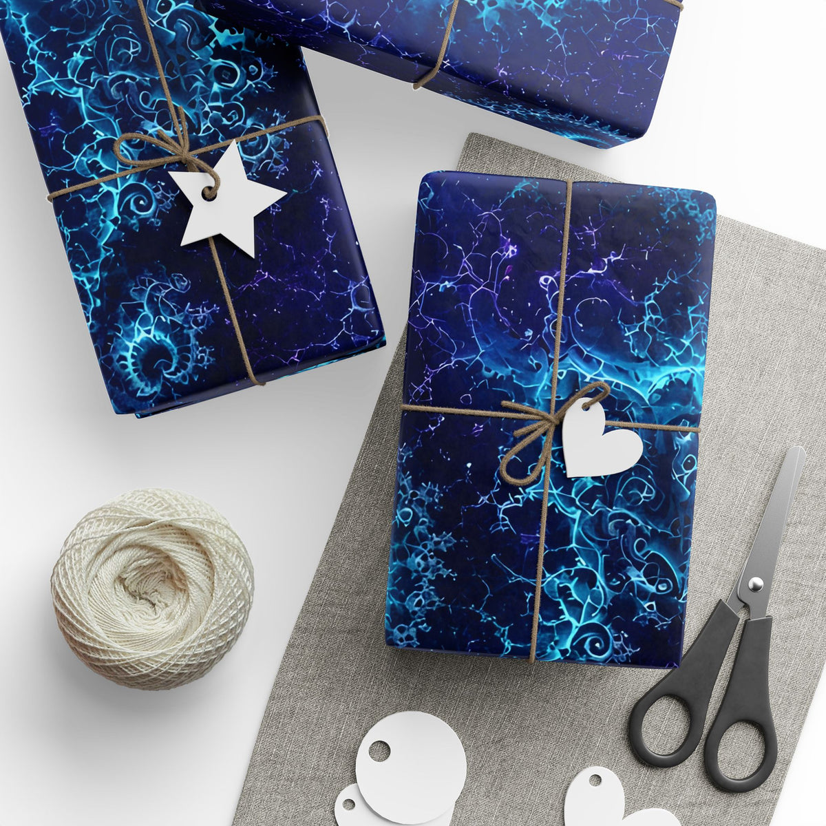 Copper Infinity - Deep Ocean Wrapping Paper