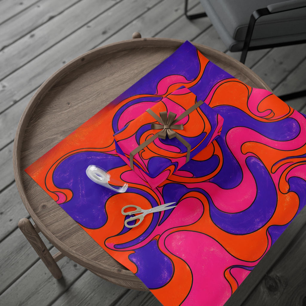 Fillmore Flow - Synthwave Wrapping Paper