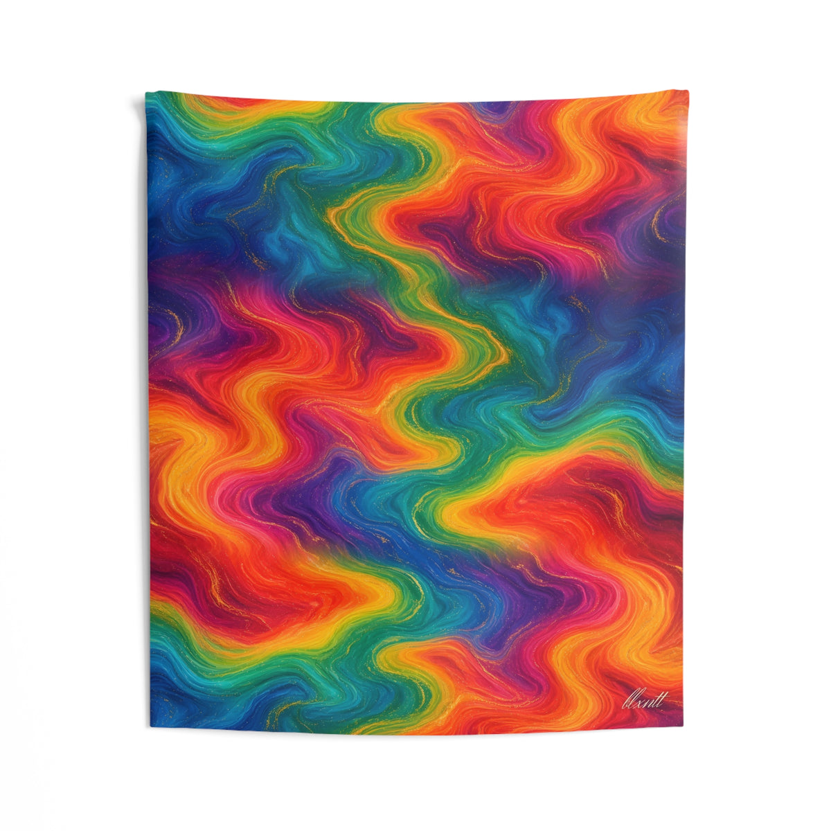 Rainbow Marble Tapestry