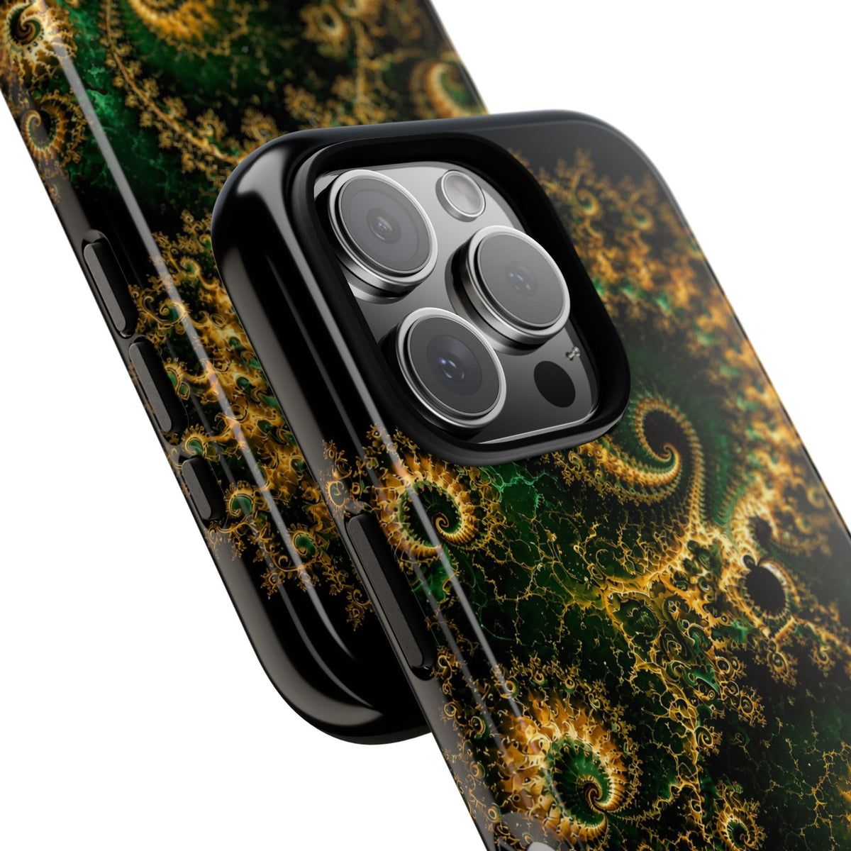 Copper Infinity - Emerald & Gold Phone Case