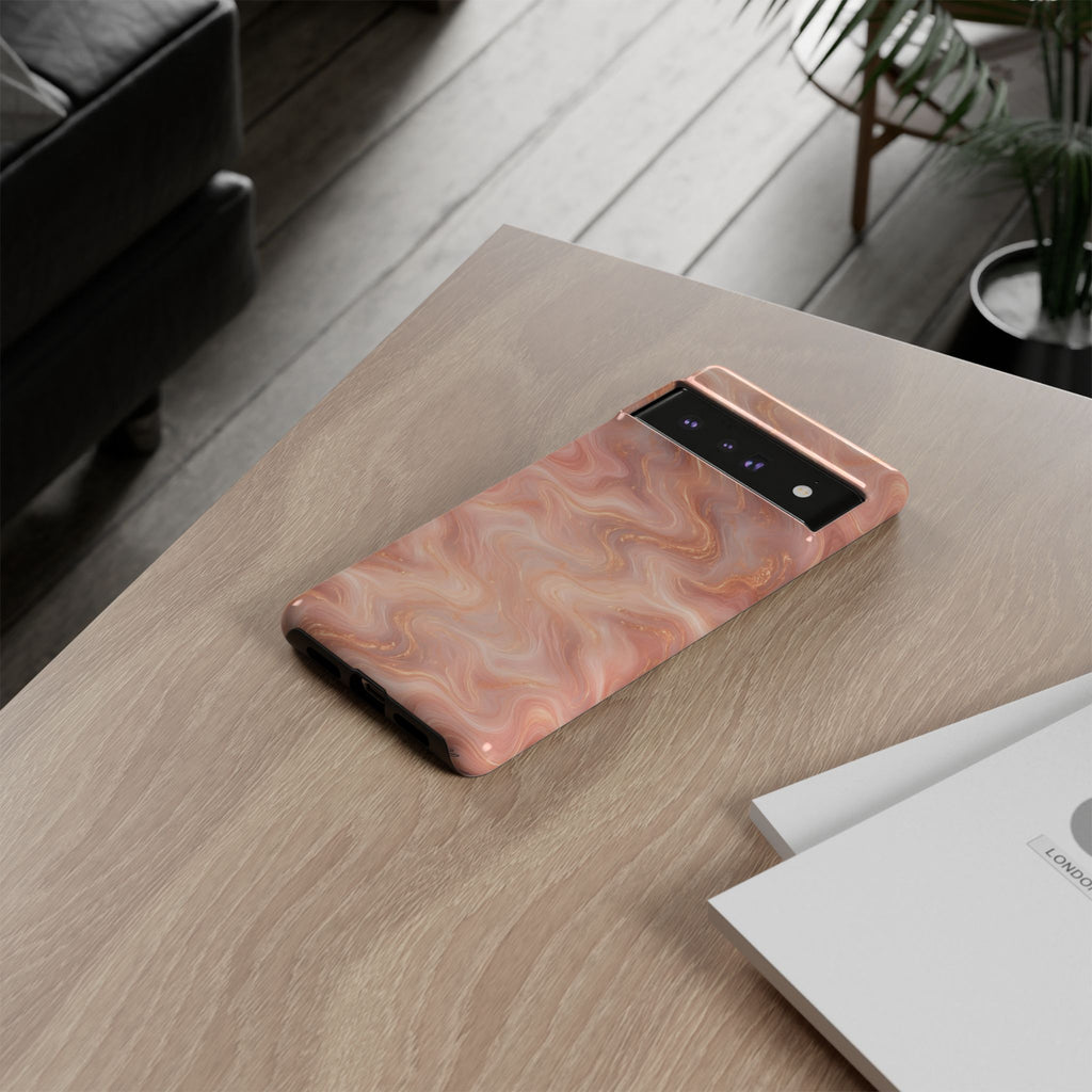 Rose Gold Marble Phone Case