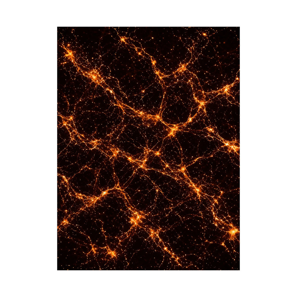 Neon Mycelium - Solar Flare Poster