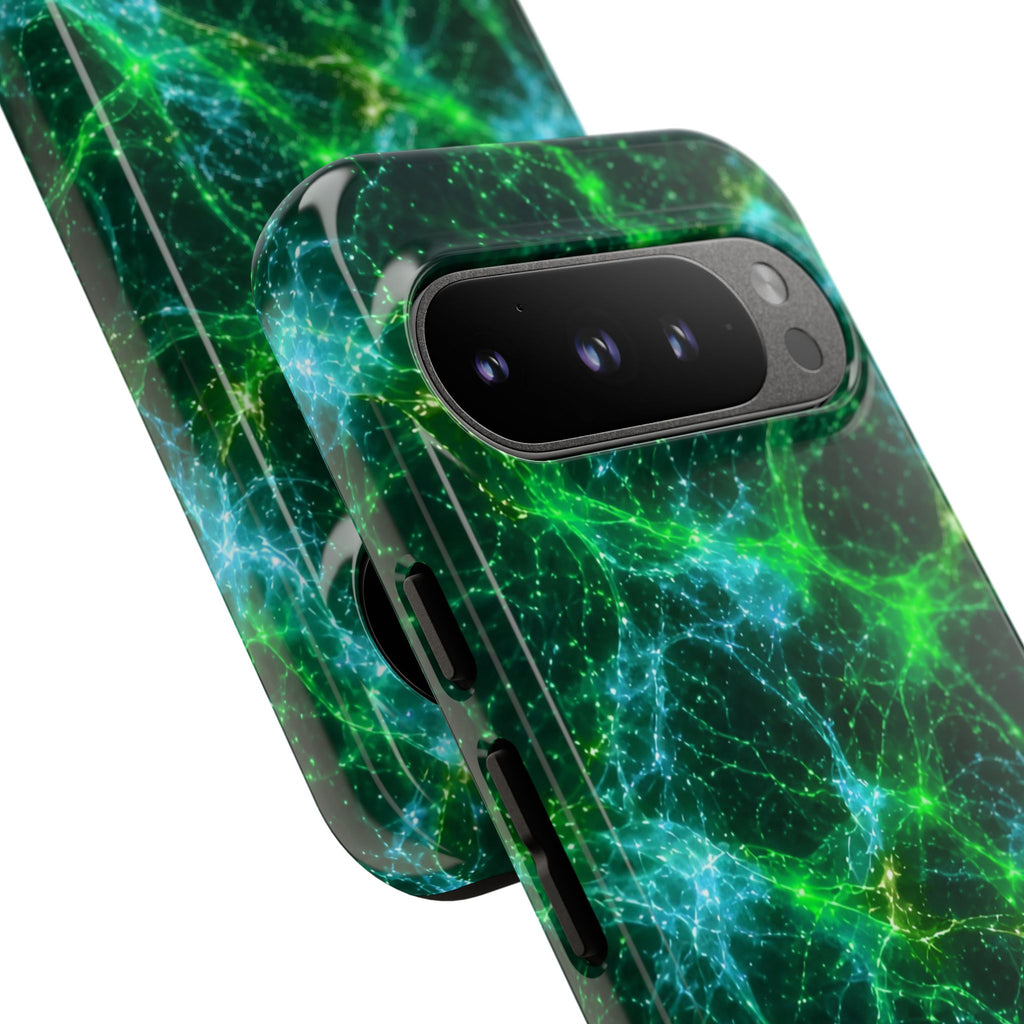 Neon Mycelium - Mermaid Phone Case