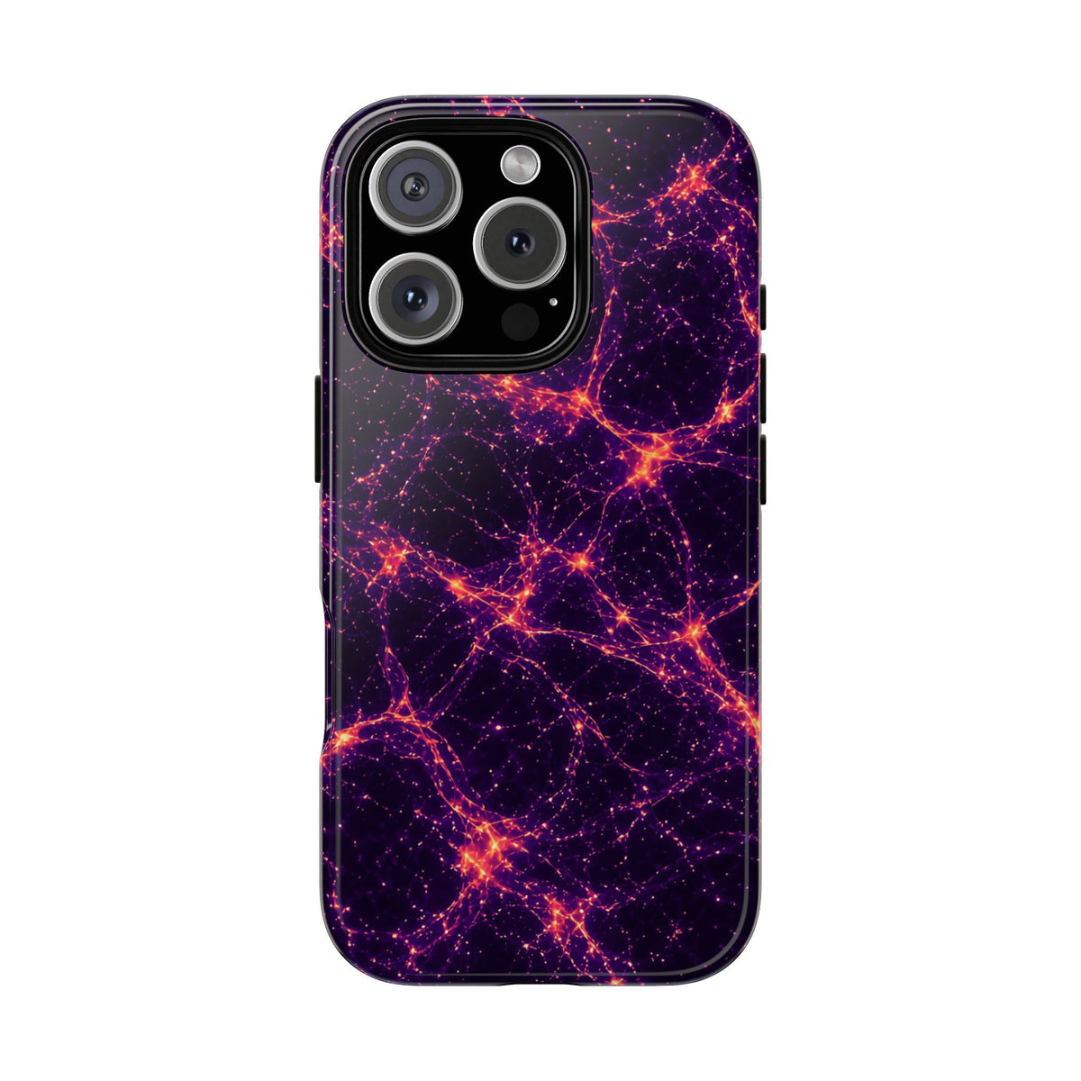 Neon Mycelium - Sunset Synapse Phone Case