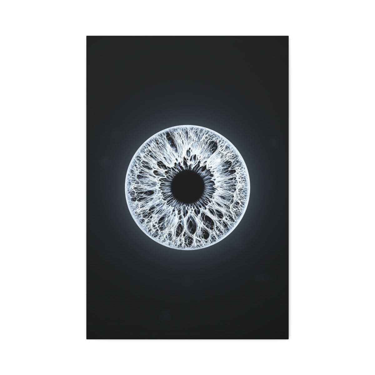 BLXNTT Iris – Lace Web Ice Silver Glossy Canvas