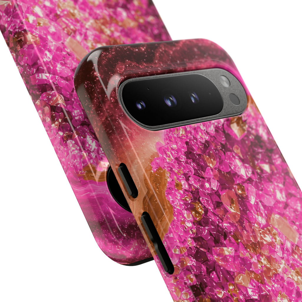 Geode Core - Terracotta Neon Phone Case