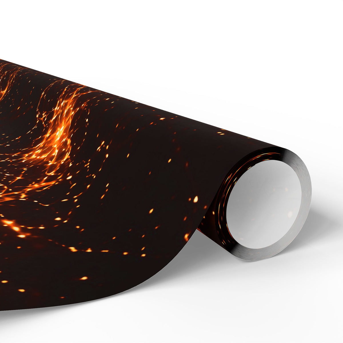 Neon Mycelium - Solar Flare Wrapping Paper