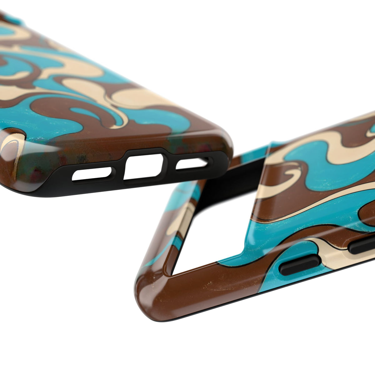 Fillmore Flow - Turquoise & Chocolate Phone Case