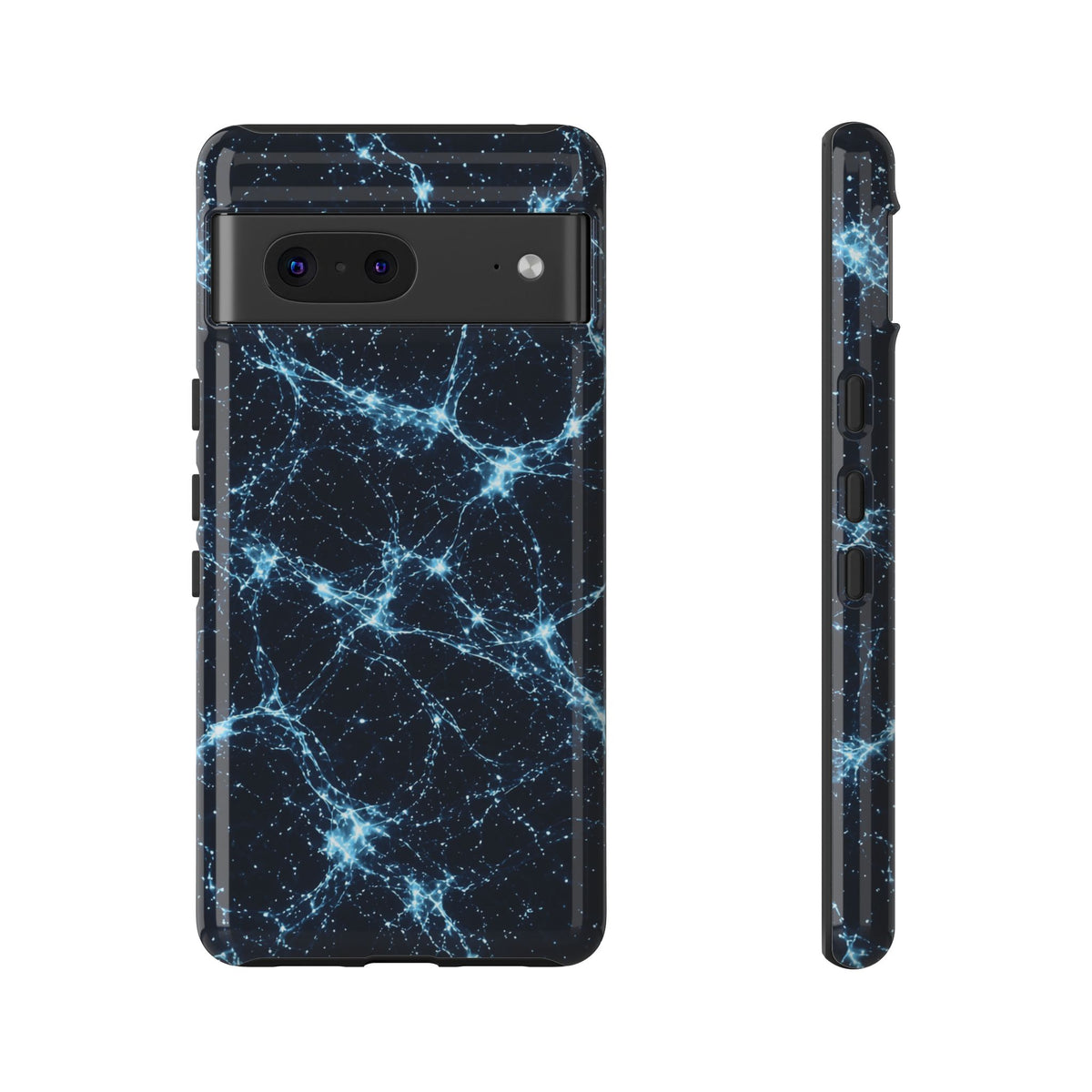 Neon Mycelium - Ice Crystal Phone Case