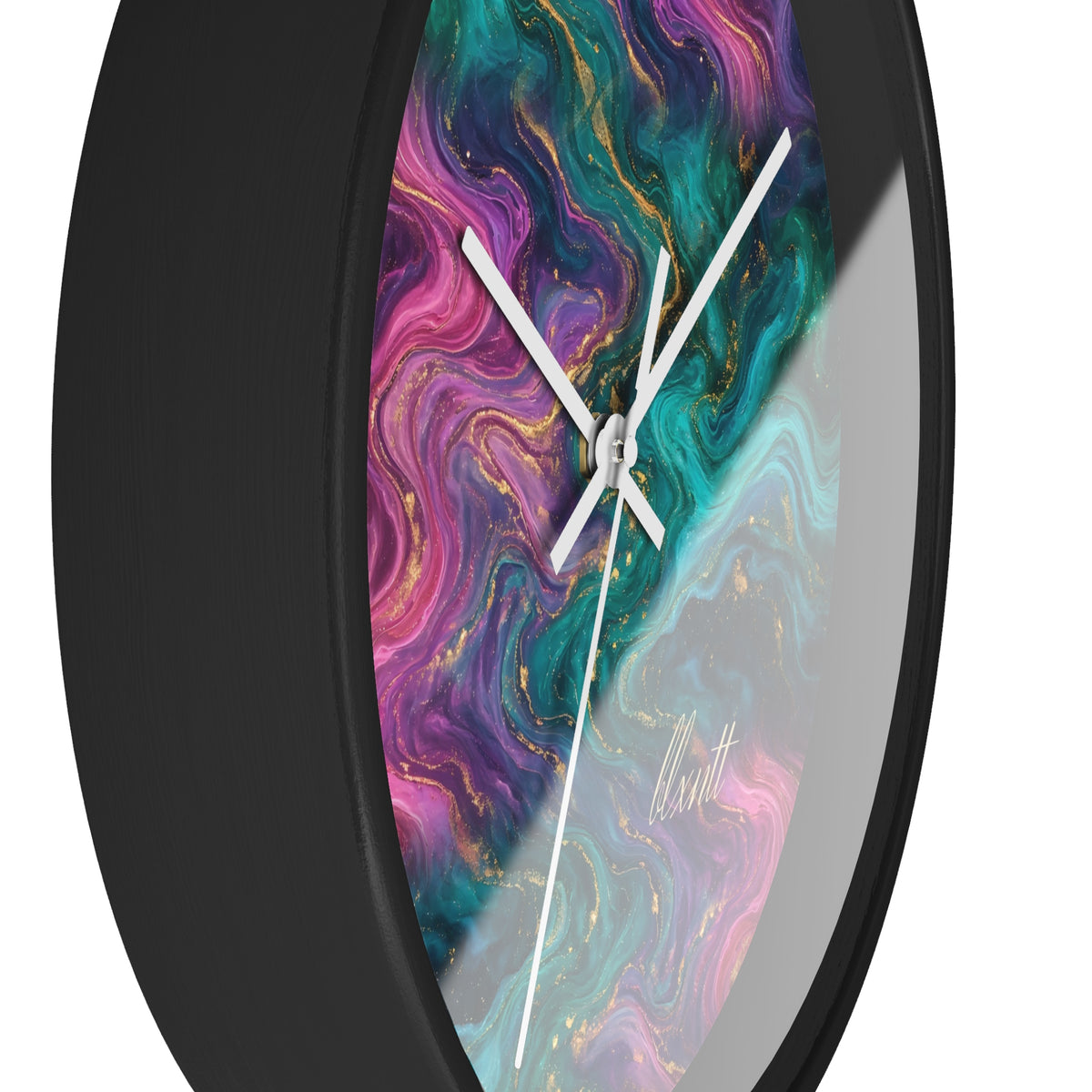Aurora Marble Wall Clock