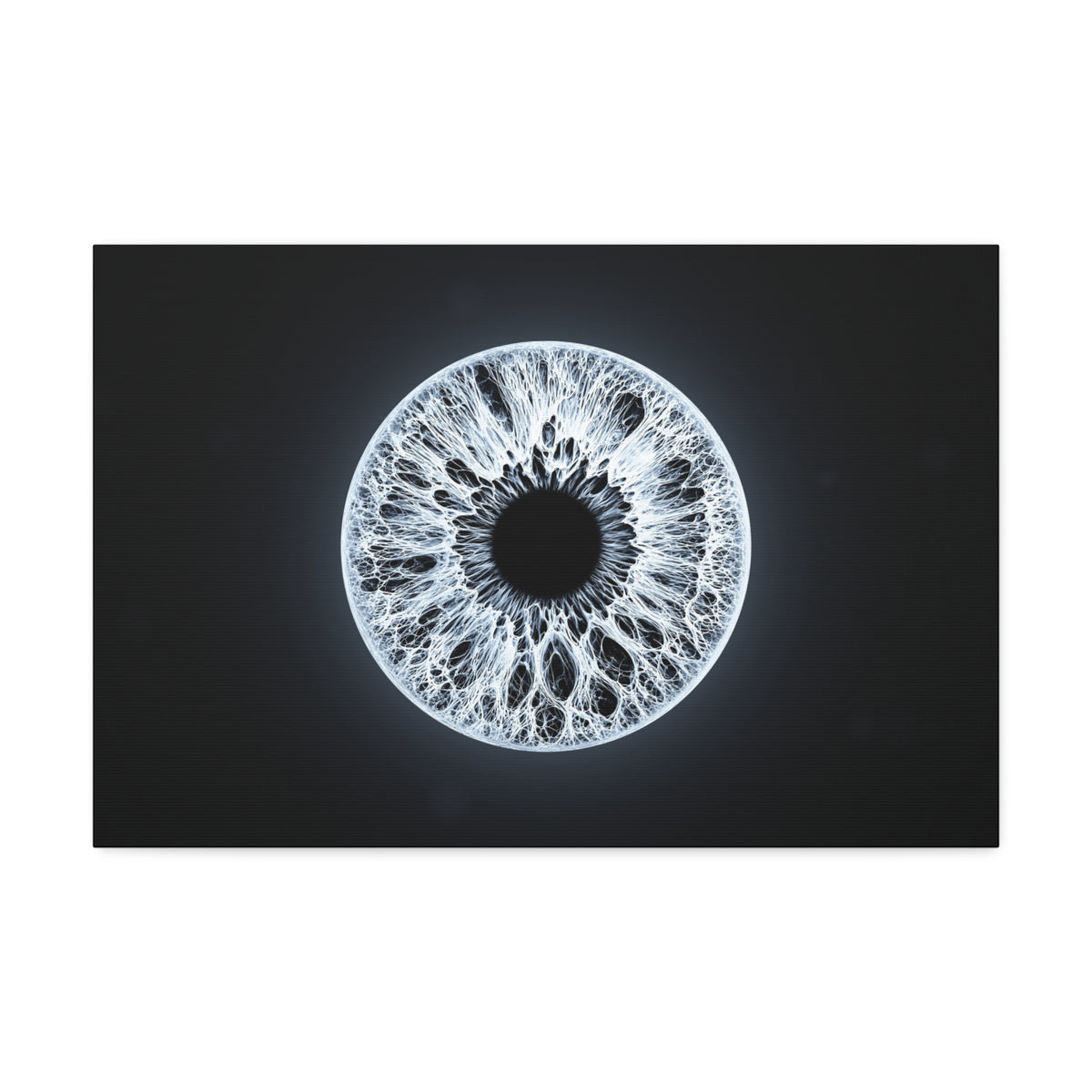 BLXNTT Iris – Lace Web Ice Silver Glossy Canvas