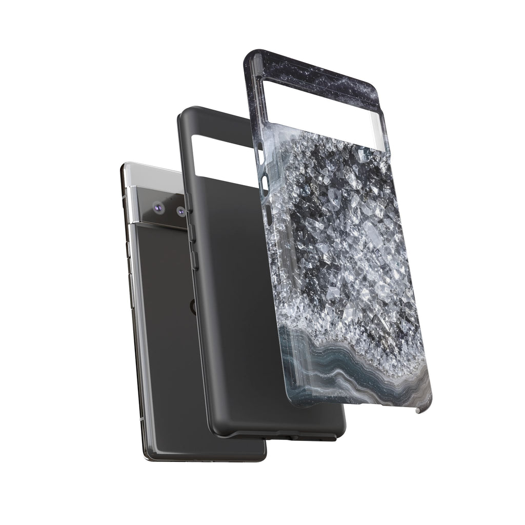 Geode Core - Silver Smoke Phone Case