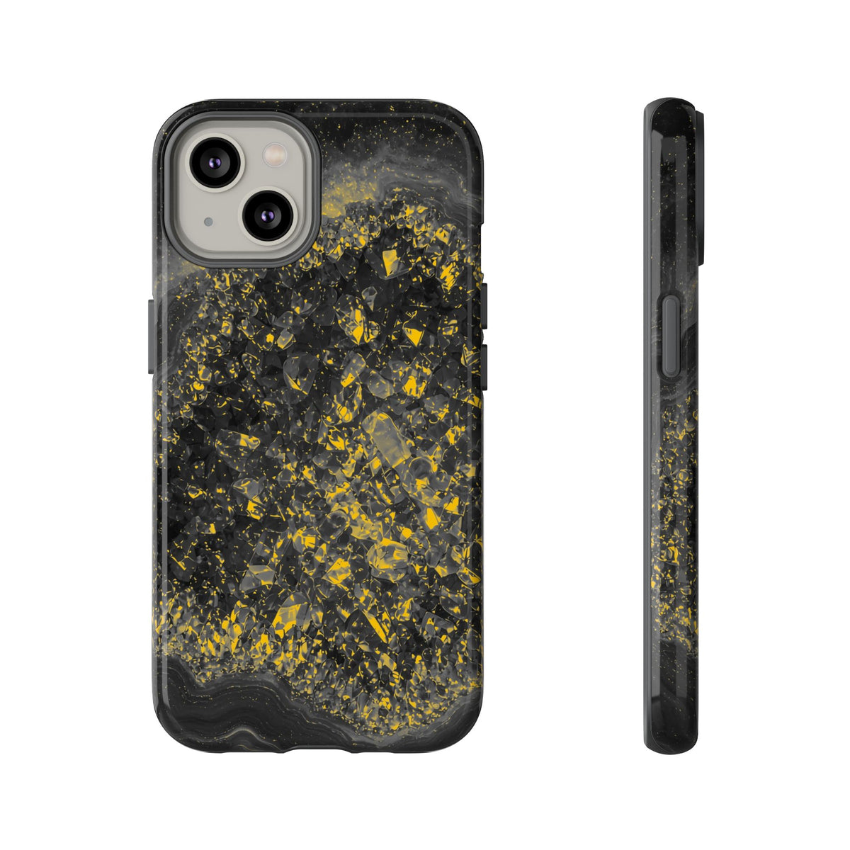 Geode Core - Mono Gold Spark Phone Case