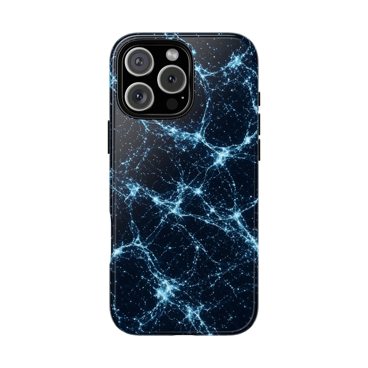 Neon Mycelium - Ice Crystal Phone Case