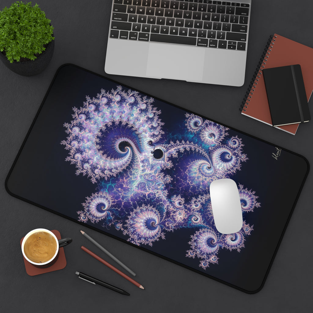 Copper Infinity - Holographic Opal Desk Mat