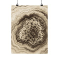Geode Core - Ink on Paper Poster