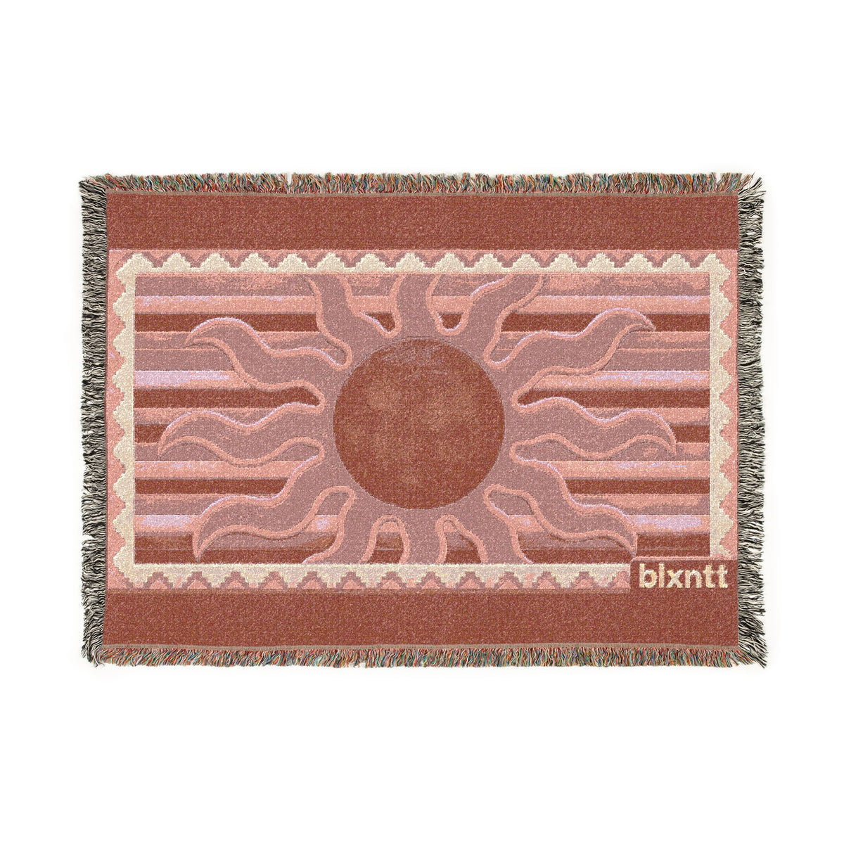 BLXNTT Pink Hippie Woven Blanket #3