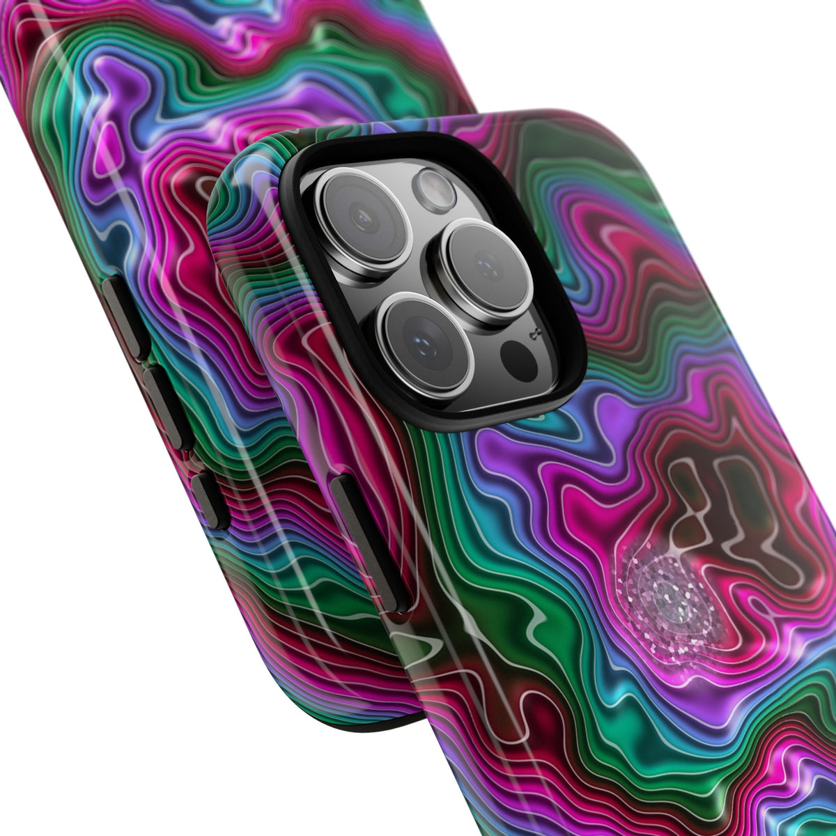 Neon Agate Phone Case