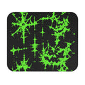Green Spiderweb Pumpkin Mouse Pad