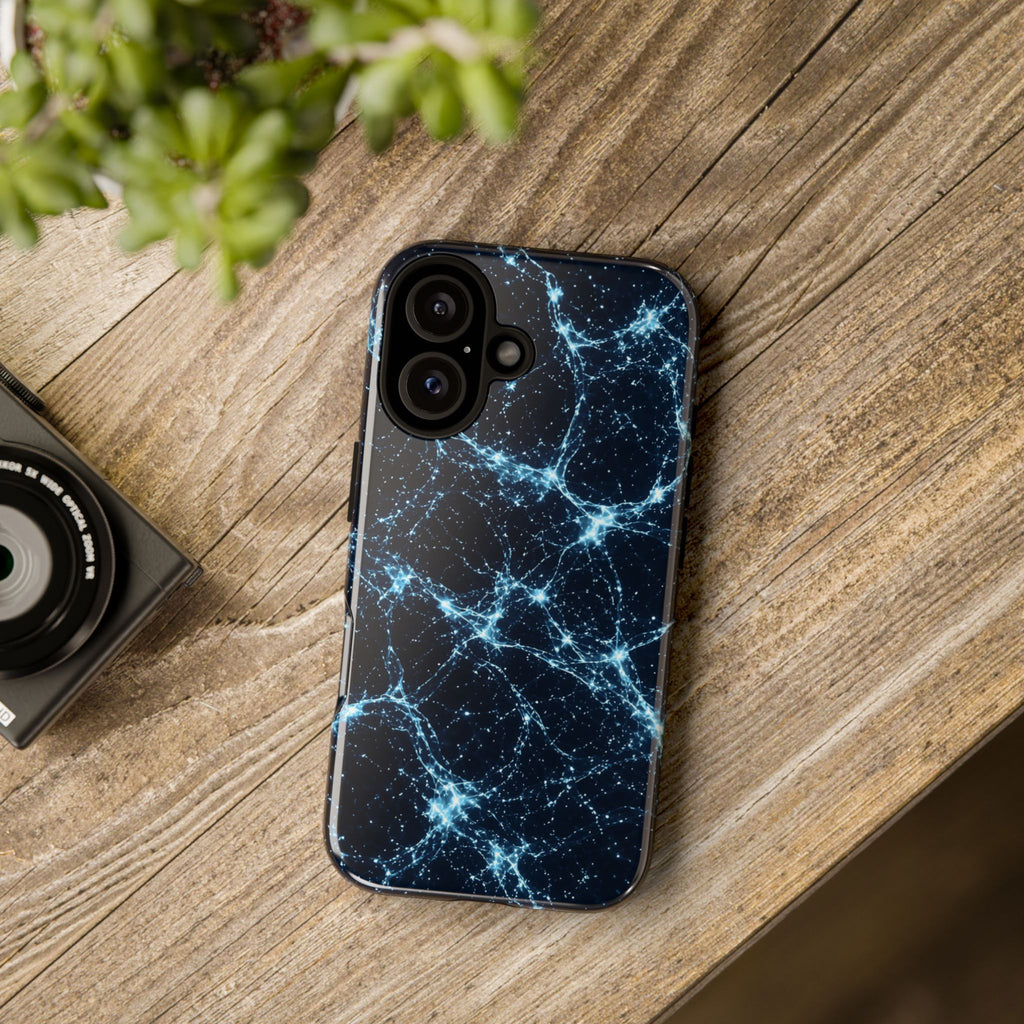 Neon Mycelium - Ice Crystal Phone Case