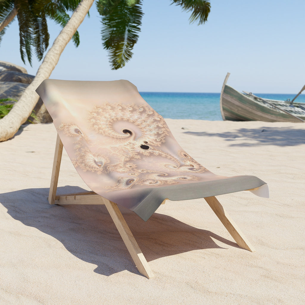 Copper Infinity - Champagne Pearl Beach Towel