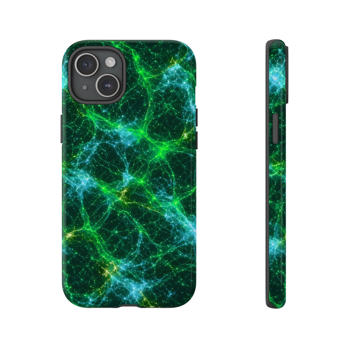 Neon Mycelium - Mermaid Phone Case