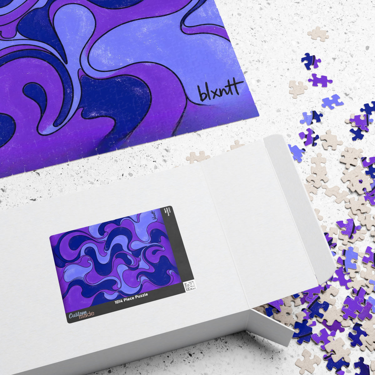 Fillmore Flow - Ultraviolet Jigsaw Puzzle