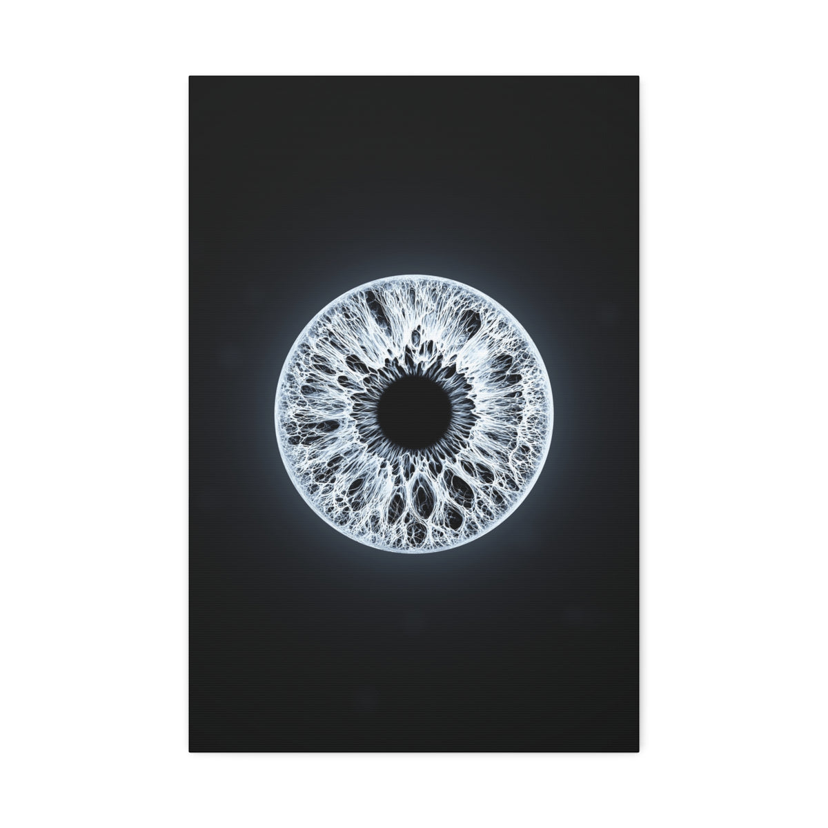 BLXNTT Iris – Lace Web Ice Silver Glossy Canvas