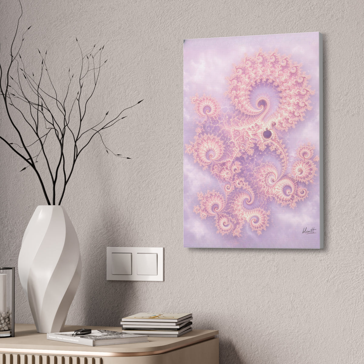 Copper Infinity - Sakura Dusk Glossy Canvas