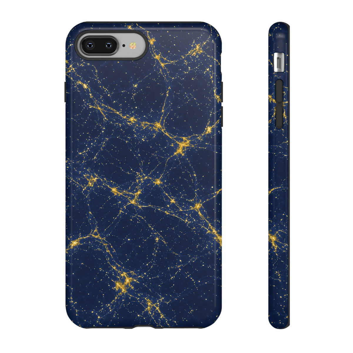 Neon Mycelium - Mustard Navy Phone Case