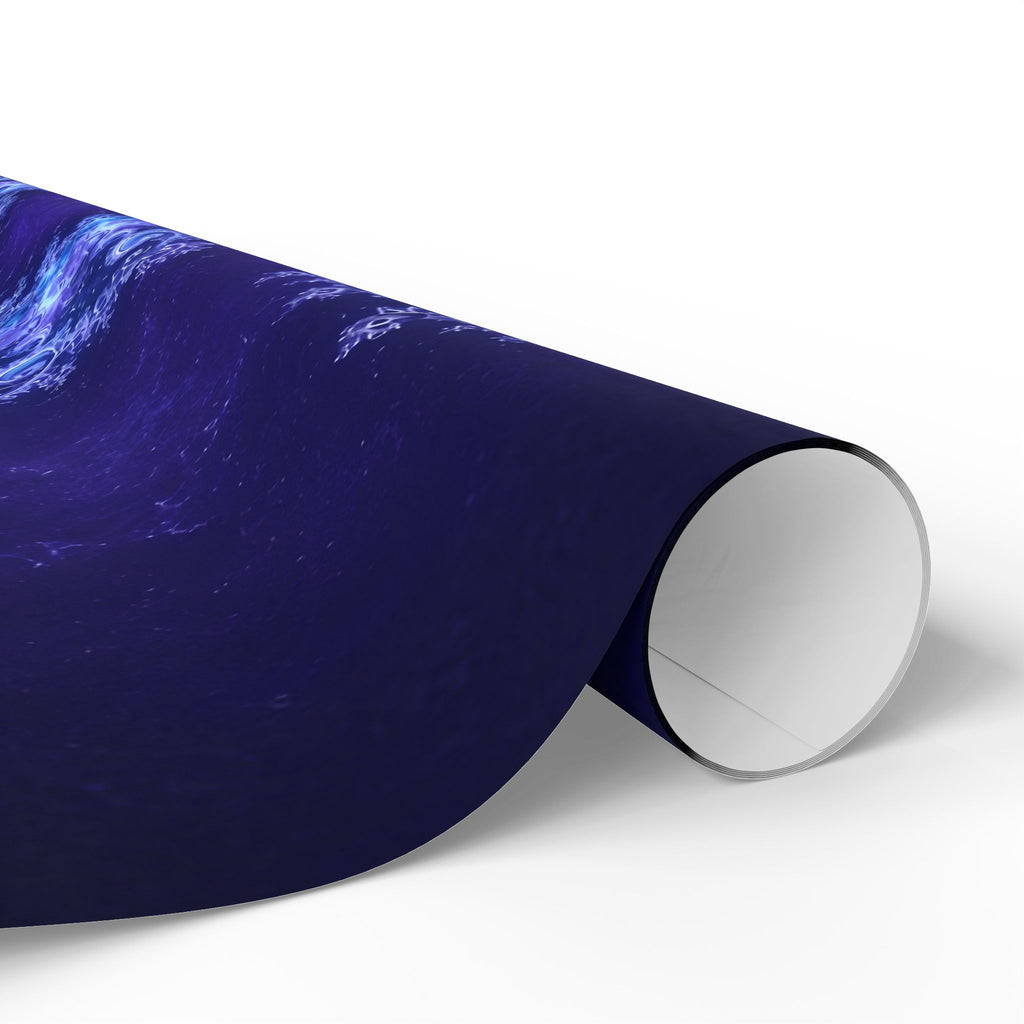 Copper Infinity - Bioluminescent Jellyfish Wrapping Paper