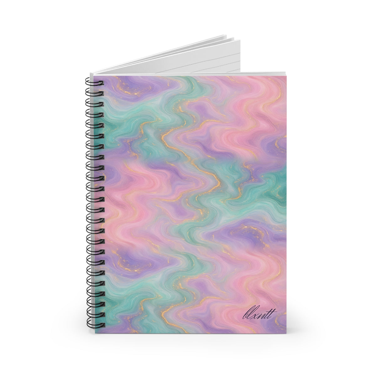 Pastel Marble Spiral Notebook