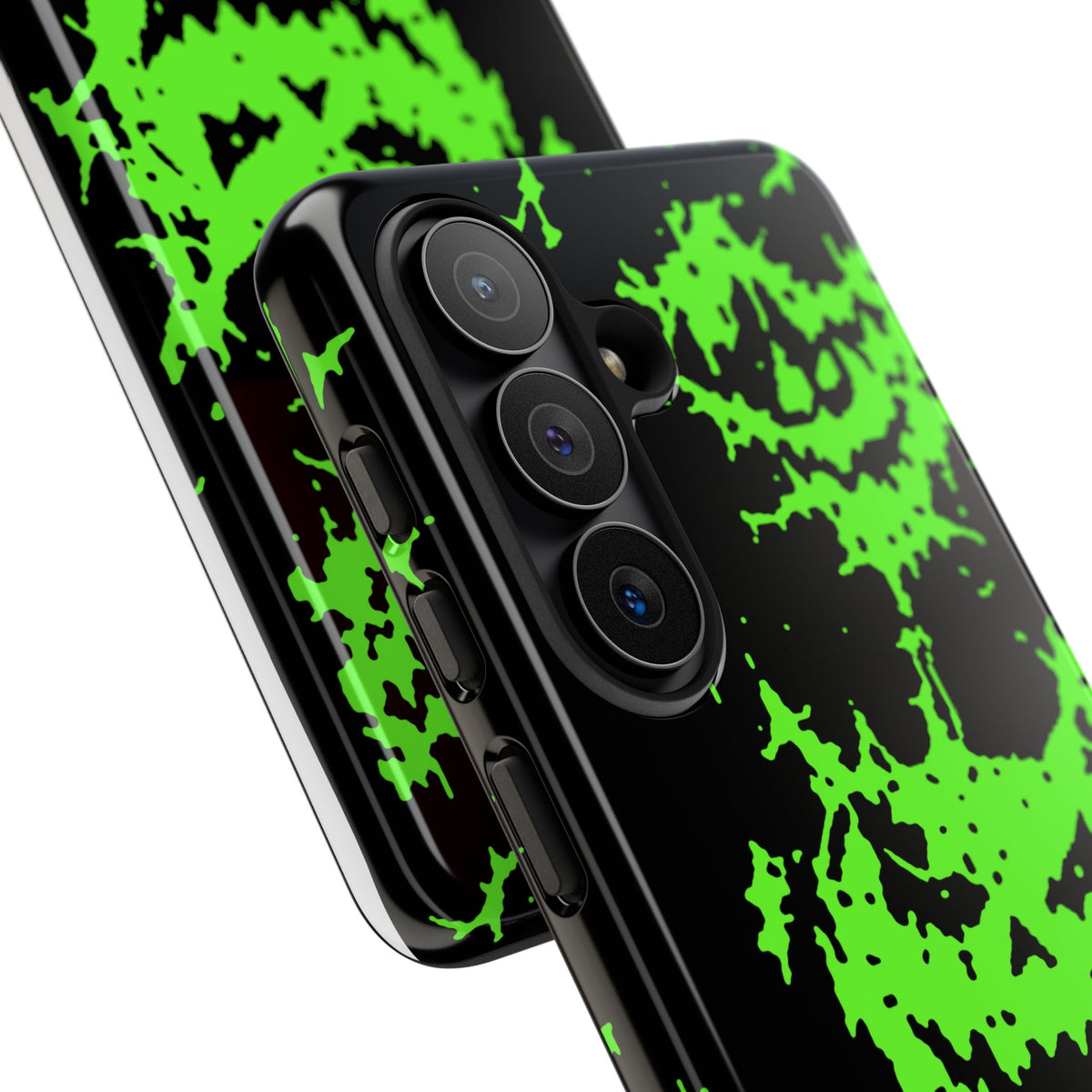 Green Spiderweb Pumpkin Phone Case
