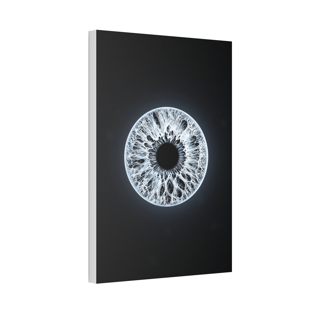 BLXNTT Iris – Lace Web Ice Silver Glossy Canvas