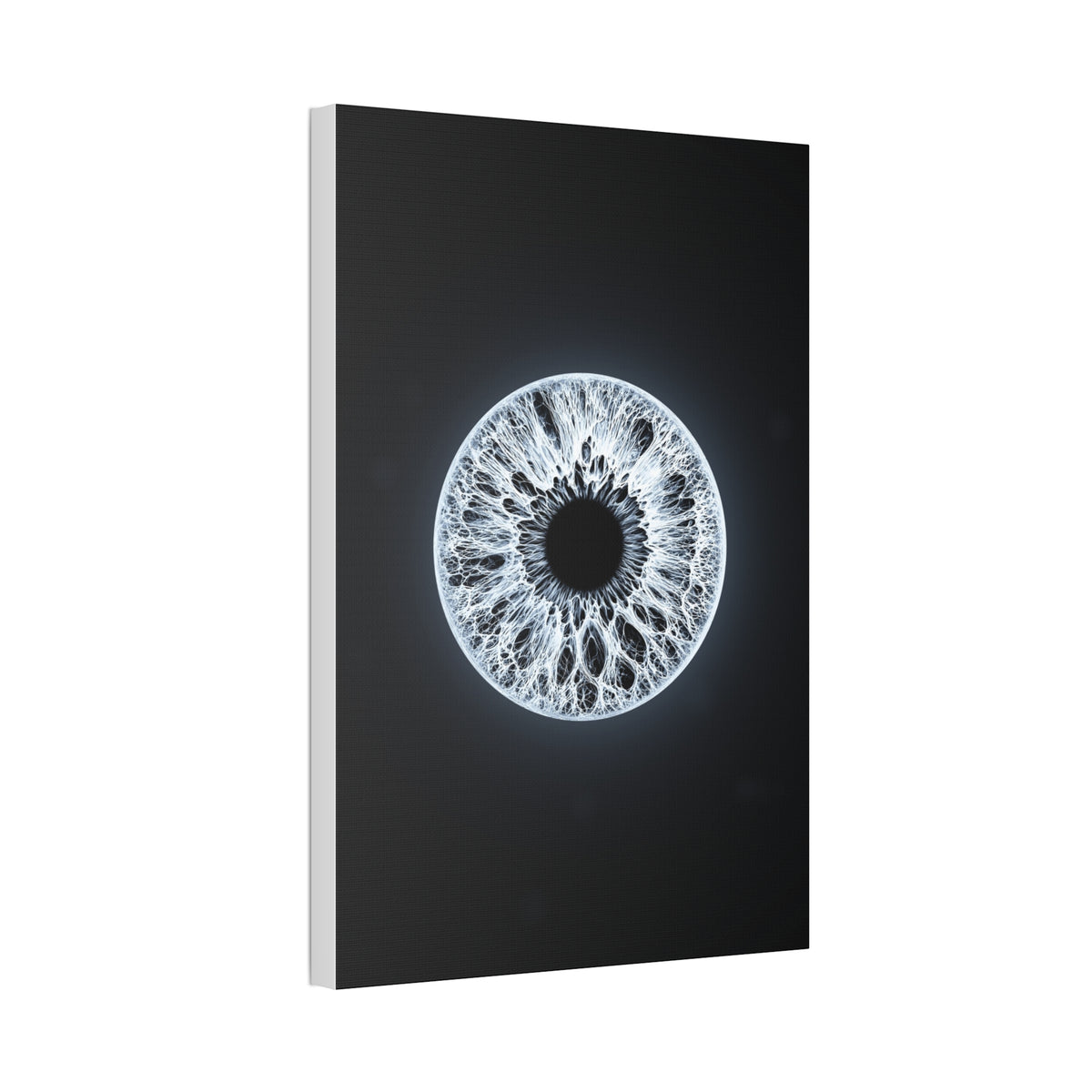 BLXNTT Iris – Lace Web Ice Silver Glossy Canvas
