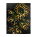 Copper Infinity - Emerald & Gold Jigsaw Puzzle