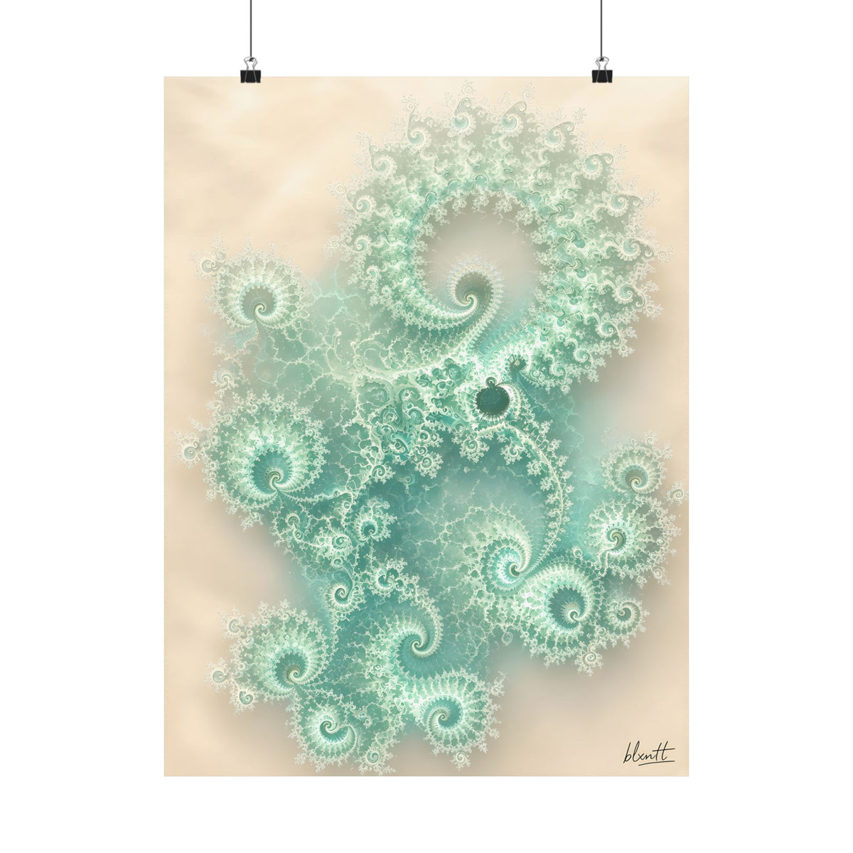 Copper Infinity - Sea Glass Poster