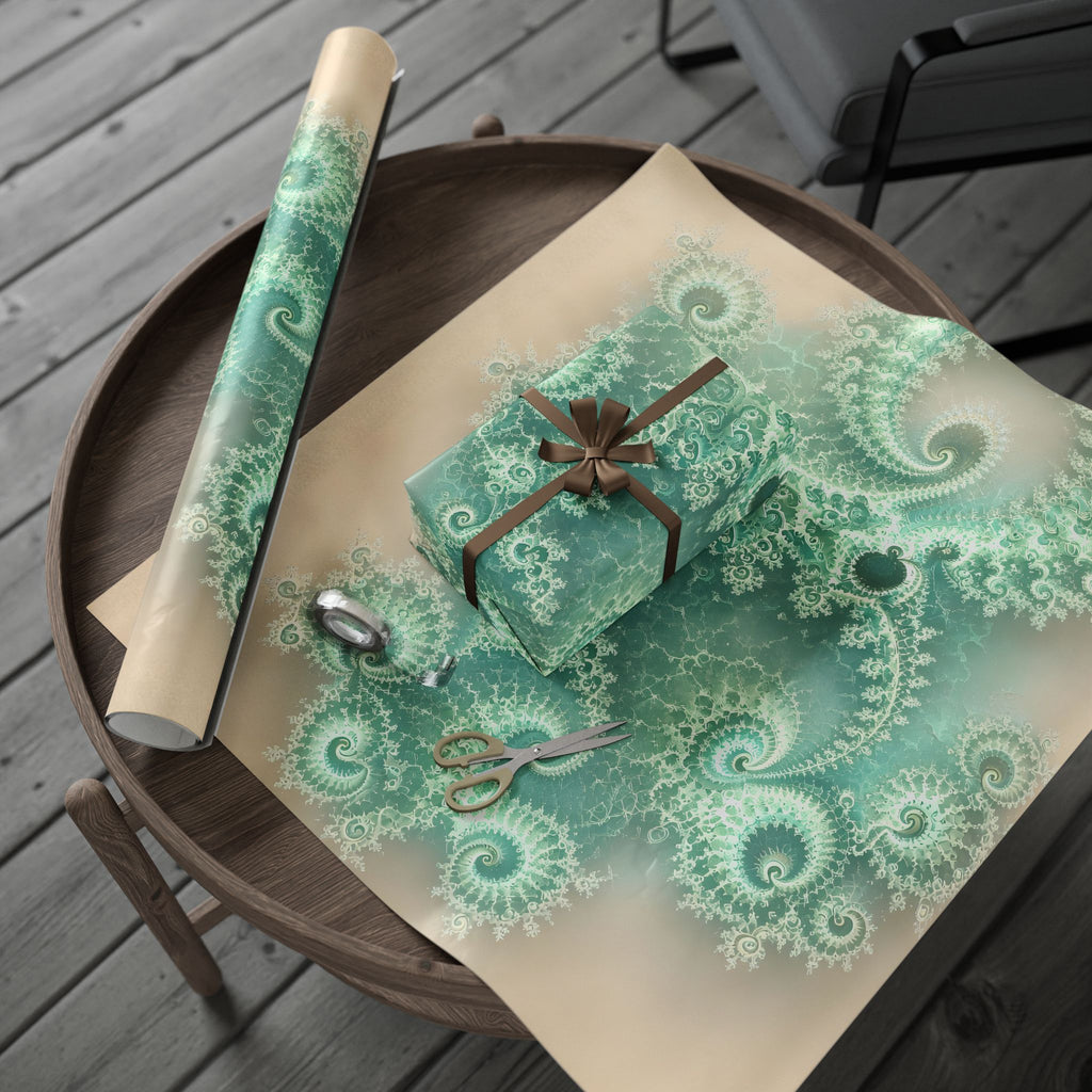 Copper Infinity - Sea Glass Wrapping Paper