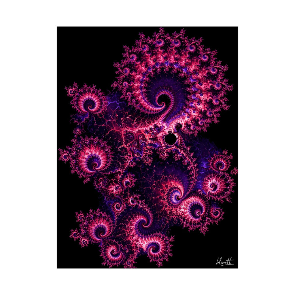 Copper Infinity - Hot Pink & Violet Poster