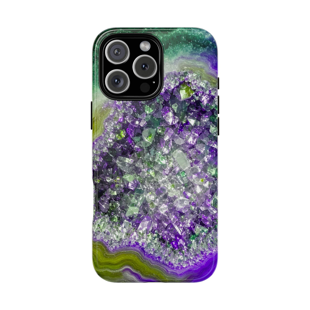 Geode Core - Ruby Emerald Phone Case