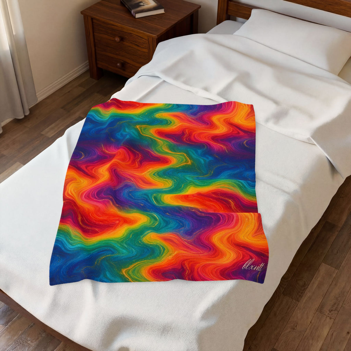 Rainbow Marble Blanket