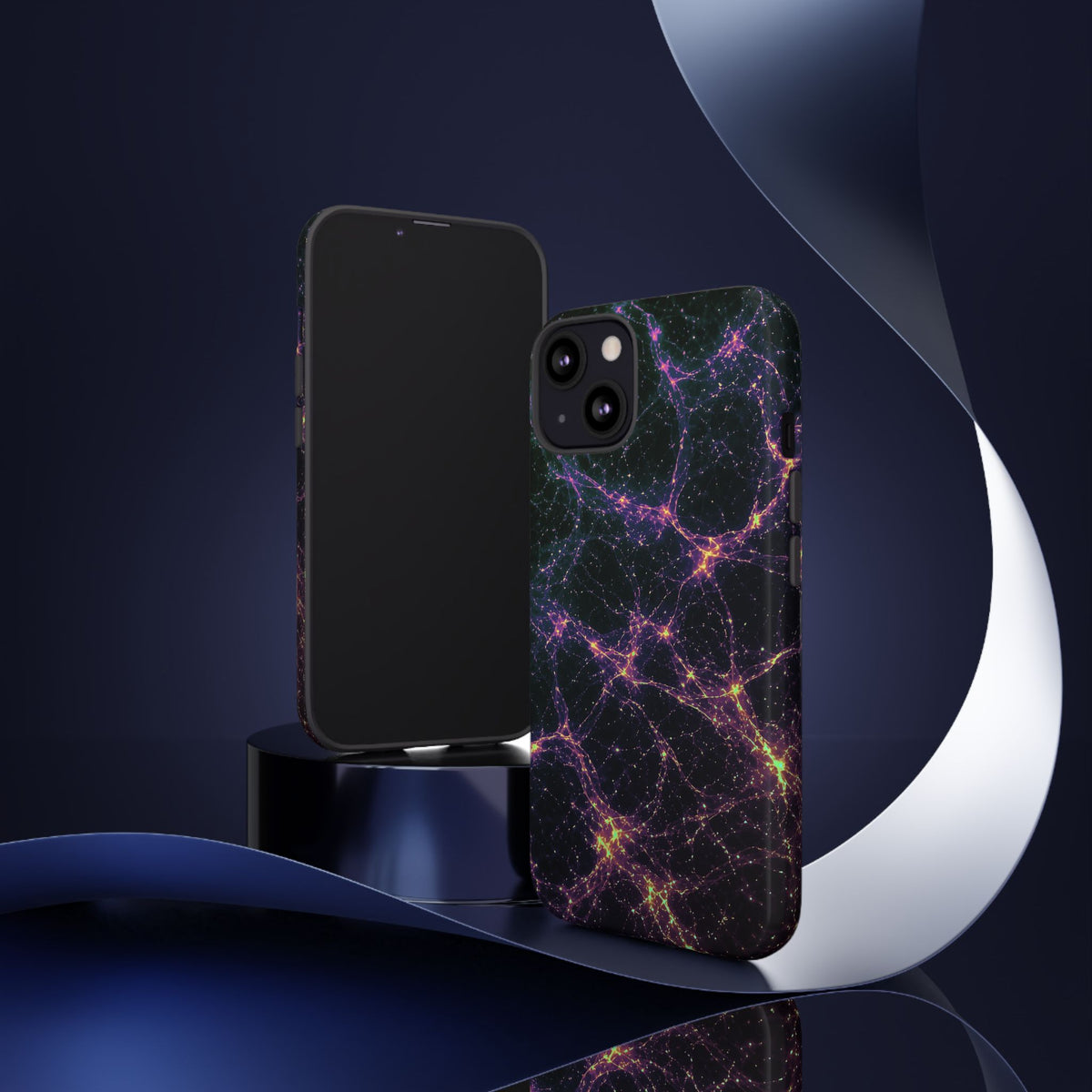 Neon Mycelium - Holographic Phone Case