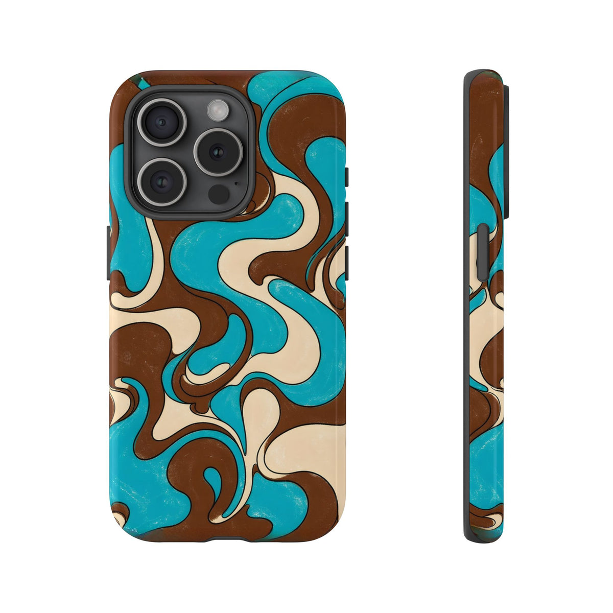 Fillmore Flow - Turquoise & Chocolate Phone Case