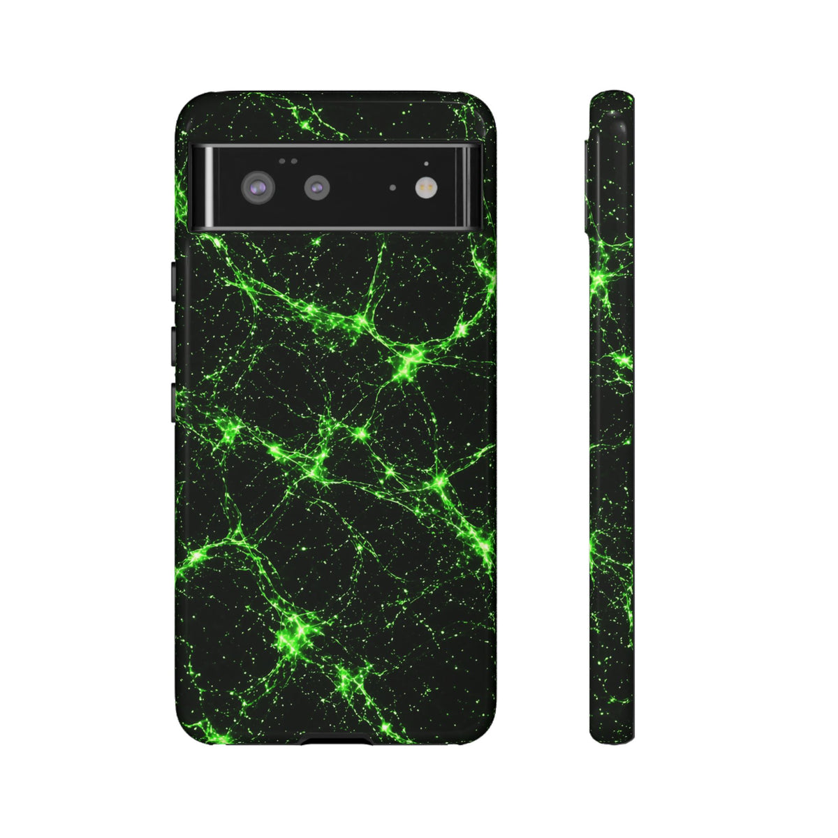 Neon Mycelium - Toxic Lime Phone Case