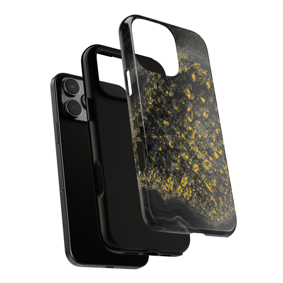 Geode Core - Mono Gold Spark Phone Case