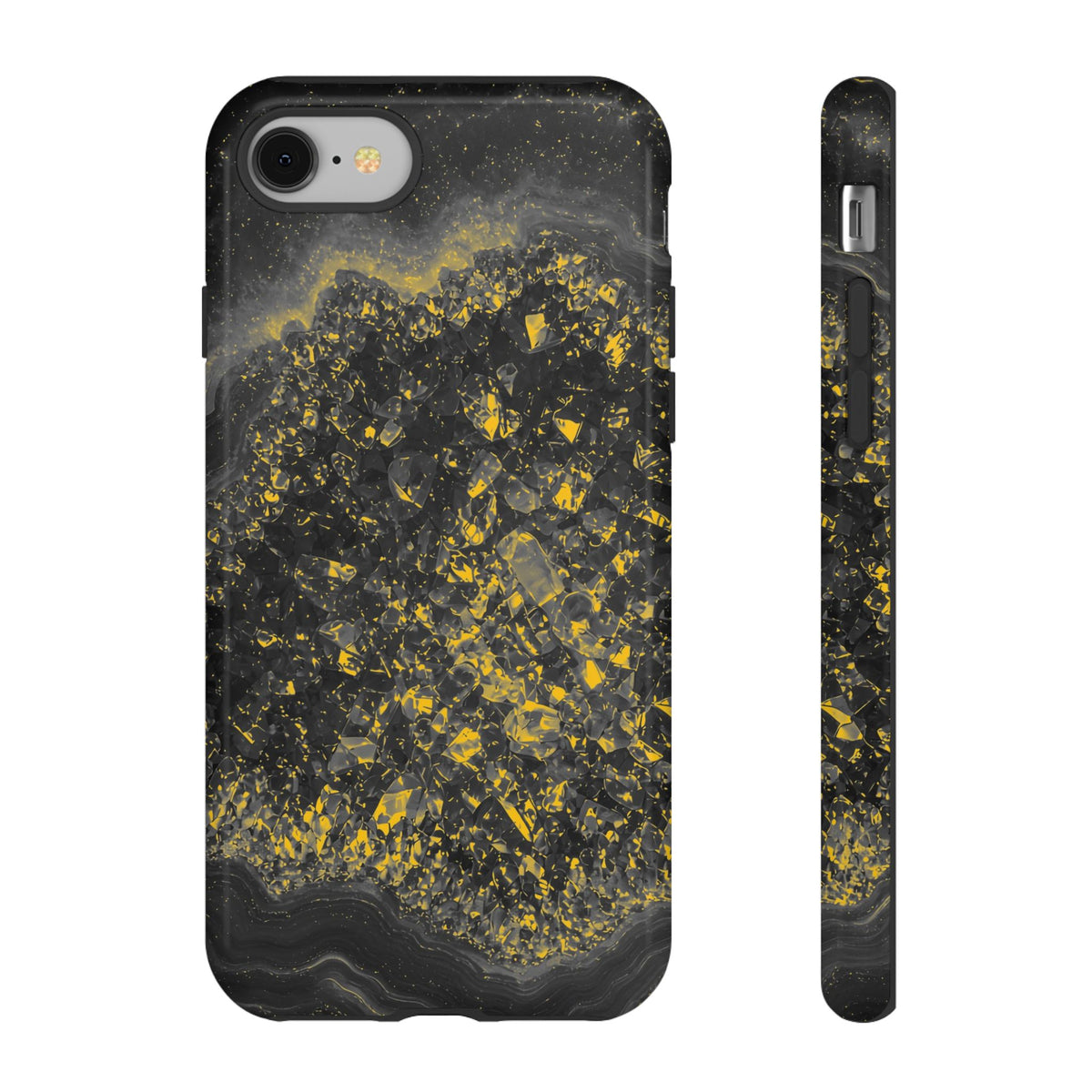 Geode Core - Mono Gold Spark Phone Case
